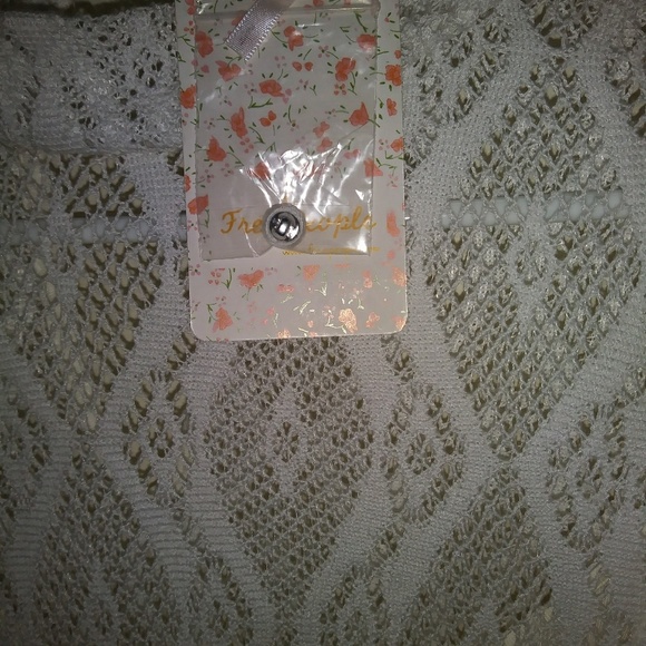 White Dress with side Ruffles - Picture 7 of 8